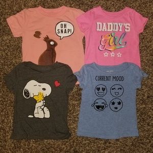 Toddler Girl TShirt Lot 3T